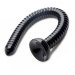 Анальный стимулятор-гигант Hosed Ribbed Anal Snake Dildo - 50,8 см, цвет: черный