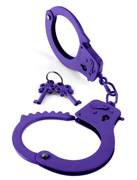 Металлические наручники Pipedream Designer Cuffs, цвет: фиолетовый