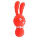 Вибростимулятор-зайчик Dorcel - 16 см, цвет: оранжевый