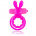Виброкольцо Ohare с подхватом мошонки, цвет: розовый