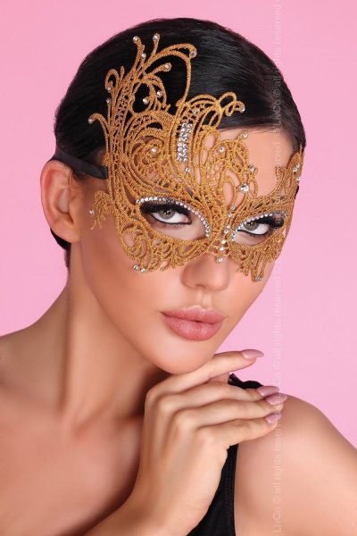 Ажурная маска Mask Golden, цвет: золотистый
