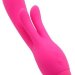 Вибратор INDULGENCE Frolic Bunny - 18,5 см, цвет: розовый