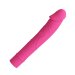 Вибратор Vic с выделенными венками - 15,5 см, цвет: розовый