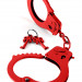 Металлические наручники Pipedream Designer Handcuffs, цвет: красный