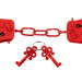 Металлические наручники Pipedream Designer Handcuffs, цвет: красный