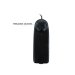 Расширяющийся анальный вибратор Baile Bigger Joy, цвет: черный - 15,5 см
