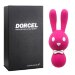 Вибростимулятор-зайчик Dorcel - 16 см, цвет: розовый