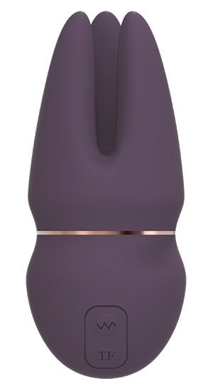 Клиторальный стимулятор SAGA, цвет: фиолетовый