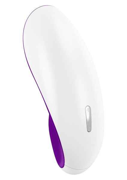Клиторальный стимулятор T1, цвет: бело-фиолетовый