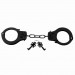 Металлические наручники Pipedream Designer Cuffs, цвет: черный