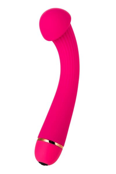 Вибратор с шаровидной головкой, цвет: розовый - 20 см
