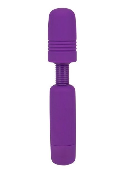 Мини-вибратор POWER TIP JR MASSAGE WAND, цвет: фиолетовый