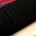 Текстильная веревка для бондажа - 1 м., цвет: черный