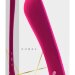 Гибкий вибромассажер Ombra - 21,5 см, цвет: розовый