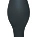 Анальный стимулятор Black Velvets Large, цвет: черный - 12 см