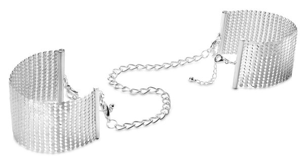 Наручники-браслеты Desir Metallique Handcuffs, цвет: серебристый
