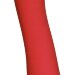 Вибратор Frenzy с функцией нагрева - 20,8 см, цвет: красный