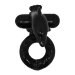 Эрекционное виброкольцо Sweet Ring с дельфинчиком, цвет: черный