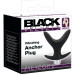 Анальная пробка Black Velvets Vibrating Anchor Plug с вибрацией, цвет: черный - 10,3 см