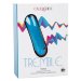 Мини-вибратор Tremble Tickle - 12,75 см, цвет: голубой