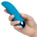Мини-вибратор Tremble Tickle - 12,75 см, цвет: голубой