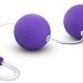 Вагинальные шарики Bonne Beads, цвет: фиолетовый