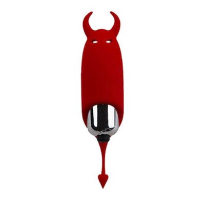Вибростимулятор Devol Mini Vibrator - 8,5 см, цвет: красный
