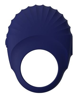 Эрекционное виброкольцо PALLAS, цвет: синий
