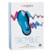 Мини-вибратор Tremble Kiss - 12 см, цвет: голубой