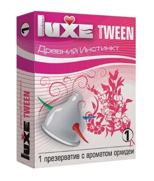 Презерватив Luxe Tween Древний инстинкт с ароматом орхидеи - 1 шт.