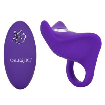 Перезаряжаемое эрекционное кольцо Silicone Remote Orgasm Ring, цвет: фиолетовый