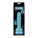 Фаллоимитатор, светящийся в темноте, Firefly 5 Pleasures Dildo - 17 см, цвет: голубой
