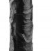 Фаллоимитатор-гигант - 44,5 см, цвет: черный
