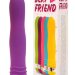 Эргономичный вибратор Sexy Friend - 17,5 см, цвет: фиолетовый
