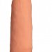 Реалистичный фаллоимитатор с присоской №72 - 19,5 см, цвет: телесный