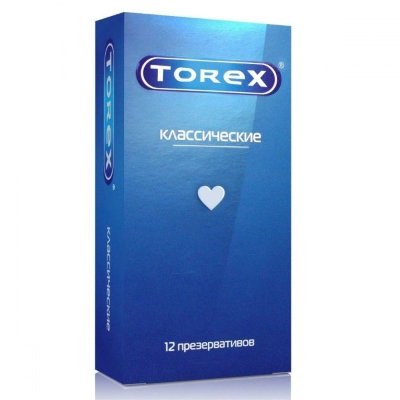 Гладкие презервативы Torex  Классические  - 12 шт.