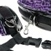 Набор для бондажа FFS: наручники, наножники, шлёпалка, ошейник с поводком
