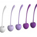 Набор из 5 фиолетово-белых шариков CHERRY KEGEL EXERCISERS