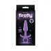 Фиолетовая анальная пробка Firefly Prince Small - 10,9 см.