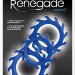 Набор из 3 эрекционных колец Renegade Gears, цвет: синий