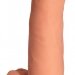 Реалистичный фаллоимитатор с присоской №73 - 20 см, цвет: телесный