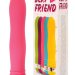 Эргономичный вибратор Sexy Friend - 17,5 см, цвет: розовый