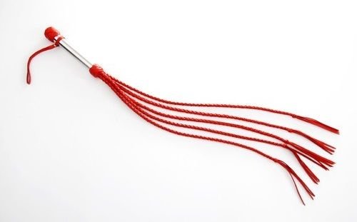 Пятихвостая плеть - 70 см, цвет: красный