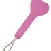 Шлепалка в форме сердечка, цвет: розовый - 29 см