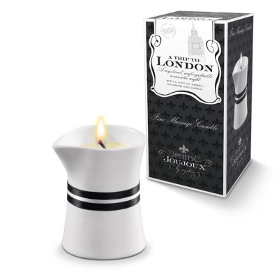 Массажная свеча Petits Joujoux London малая с ароматом ревеня, амбры и черной смородины