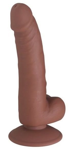 Фаллоимитатор SEDUCER Spirited Dick - 18 см, цвет: коричневый