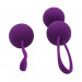 Набор для тренировки вагинальных мышц RestArt Kegel Balls, цвет: фиолетовый