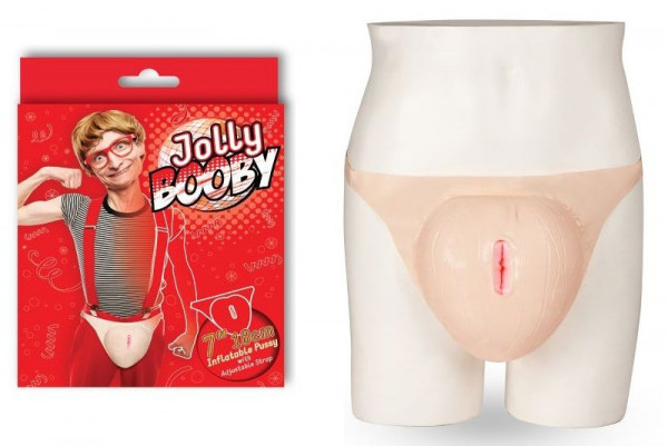 Надувная вагина Jolly Booby с фиксацией