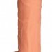 Реалистичный фаллоимитатор с присоской №75 - 23,5 см, цвет: телесный