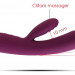 Вибратор Svakom Trysta с клиторальным отростком и движущимся шариком в кончике, цвет: фиолетовый